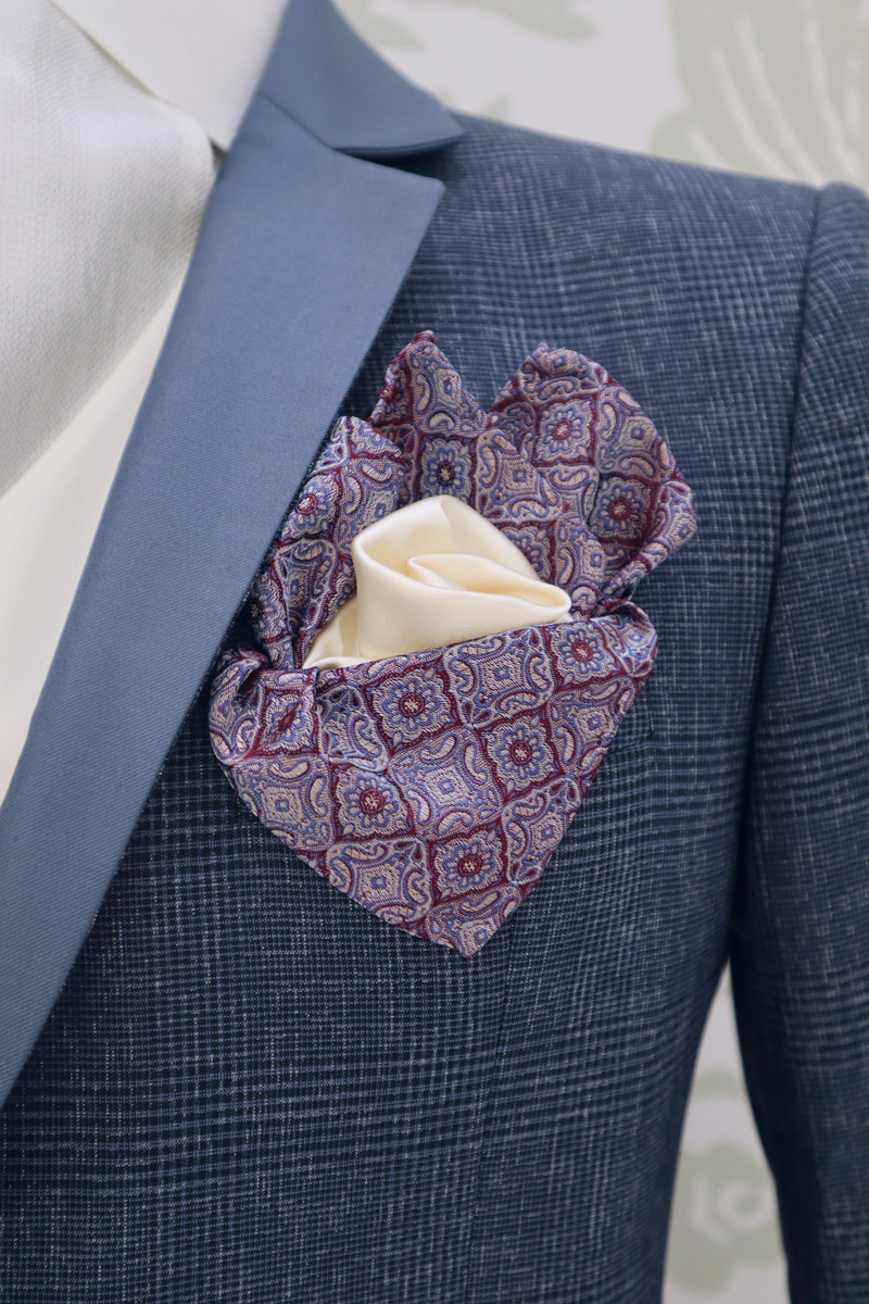 Doppio fazzoletto da sposo GIOVANNI BOCCACCIO - immagine 2