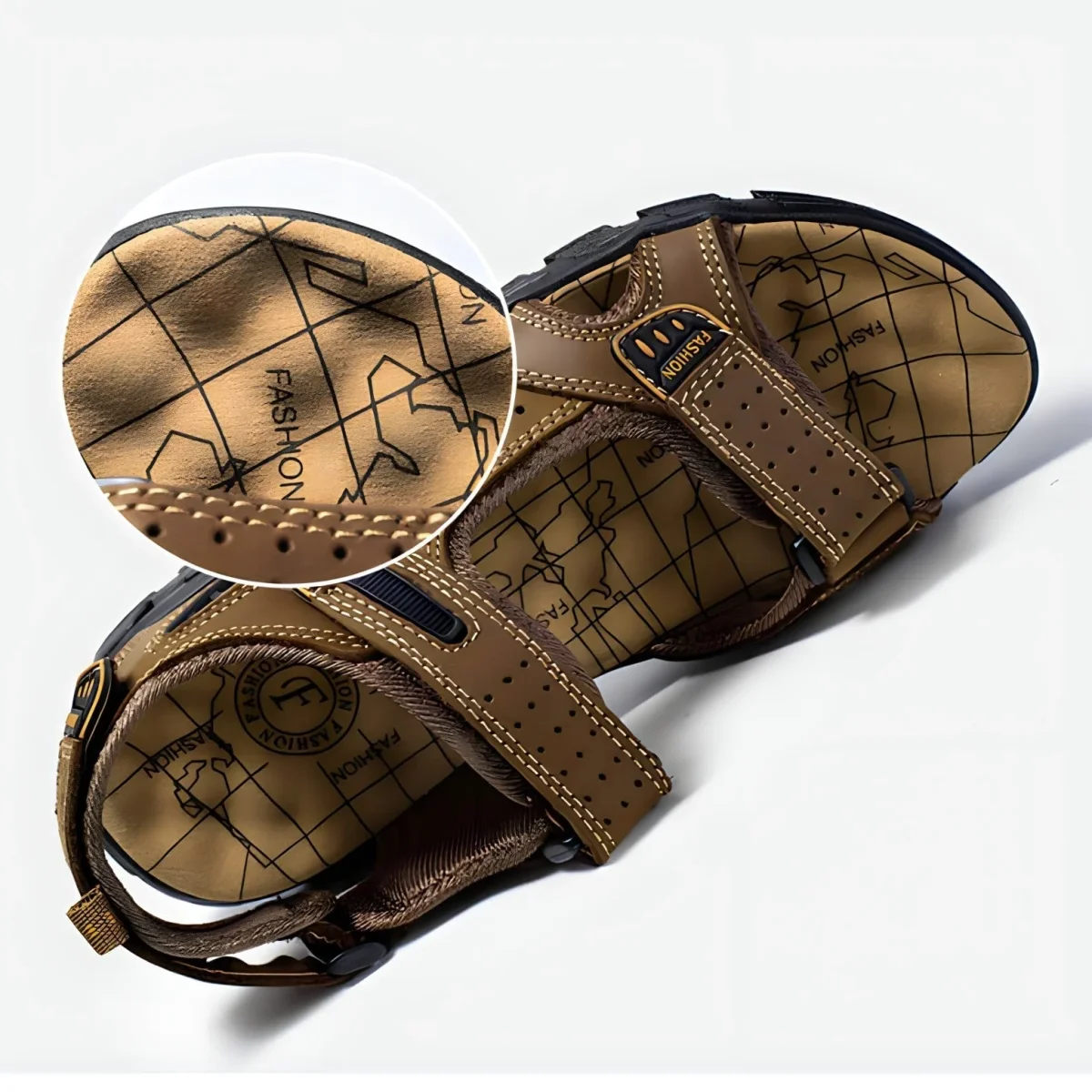 Isaac - Sandali ortopedici naturali per uomo - immagine 8