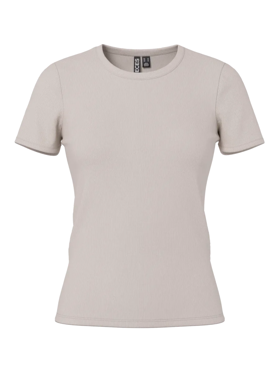 T-SHIRT A COSTINE - PIECES - immagine 2