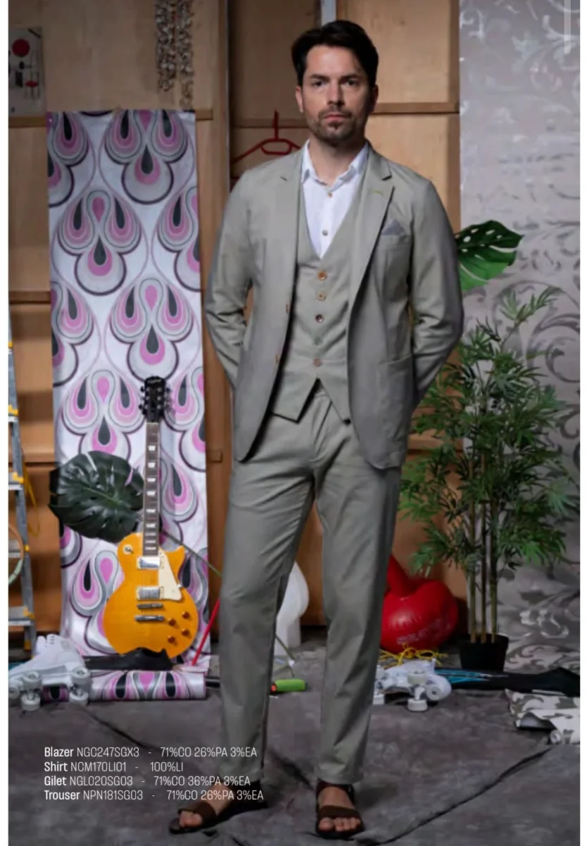 GIACCA DECOSTRUITA FLUID INTERNO A FANTASIA - KOON - immagine 2