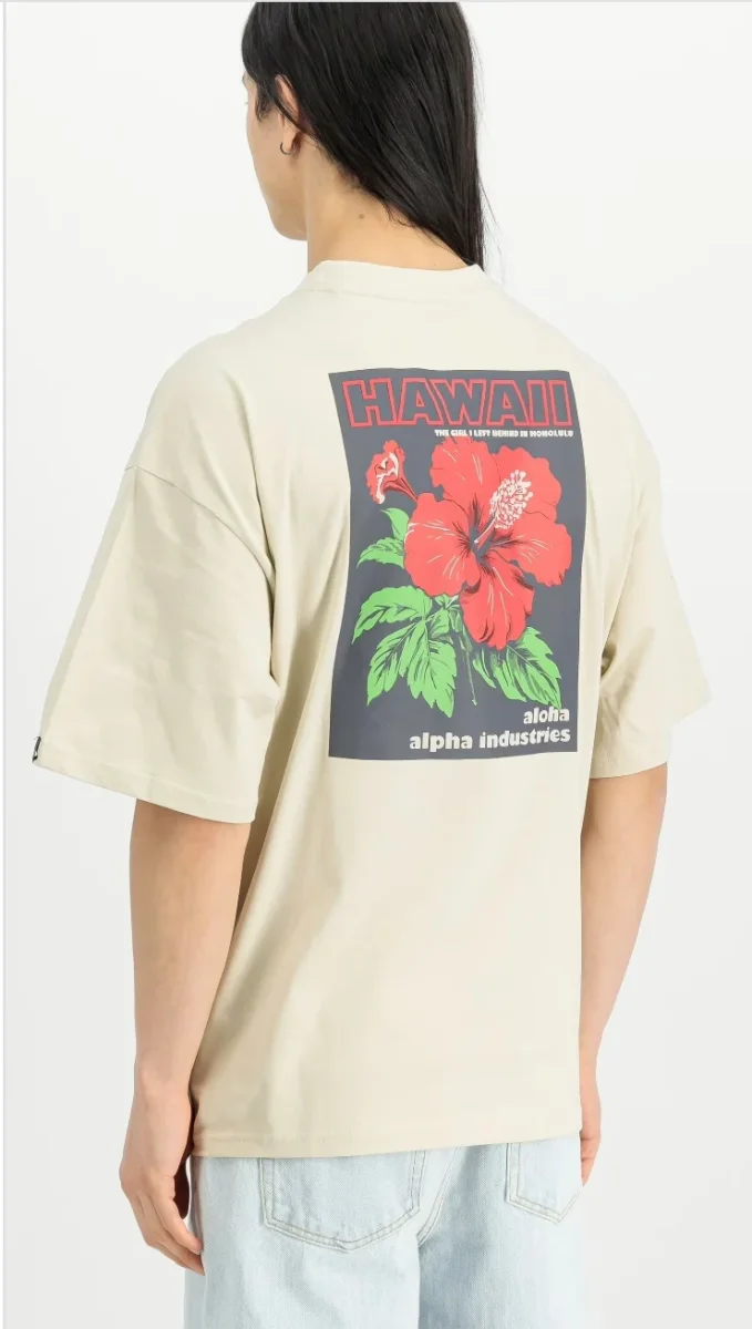T-SHIRT ALOHA FLOWER - ALPHA - immagine 5