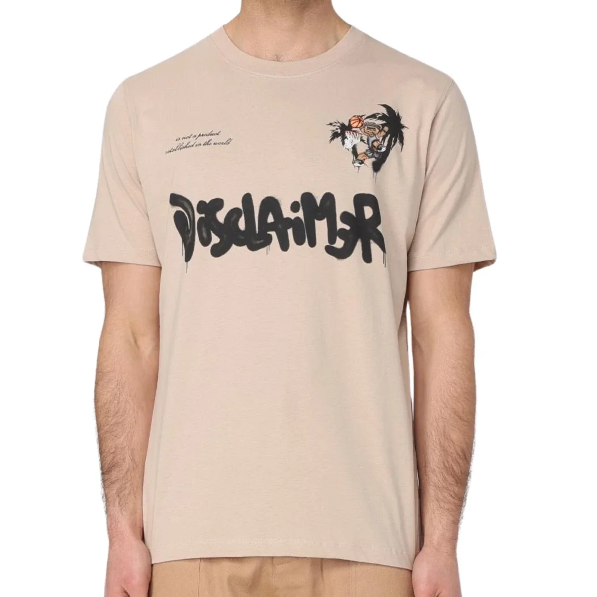 T.SHIRT SCRITTA - DISCLAIMER - immagine 2