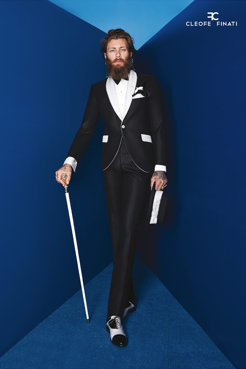 Bretelle da uomo smoking BUSTER KEATON - immagine 3