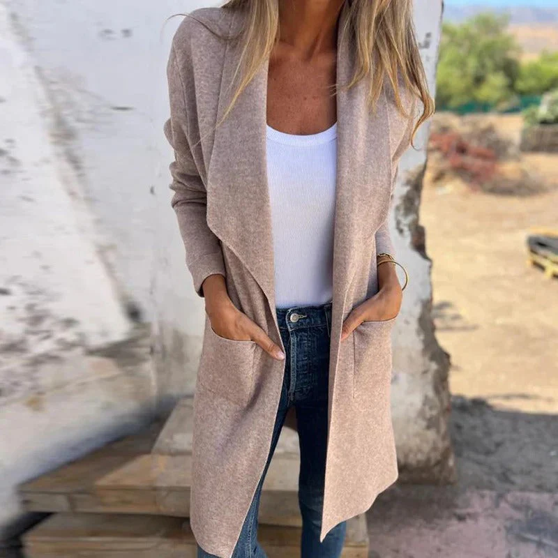 Kelly | Cappottino Stile Cardigan Sottile - immagine 4